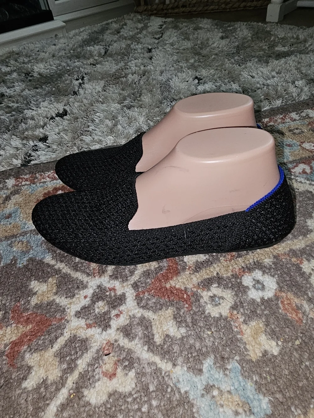 ROTHY'S 'Honeycomb' The Loafer Black Limited Size 8.5 Very Nice Pre-owned